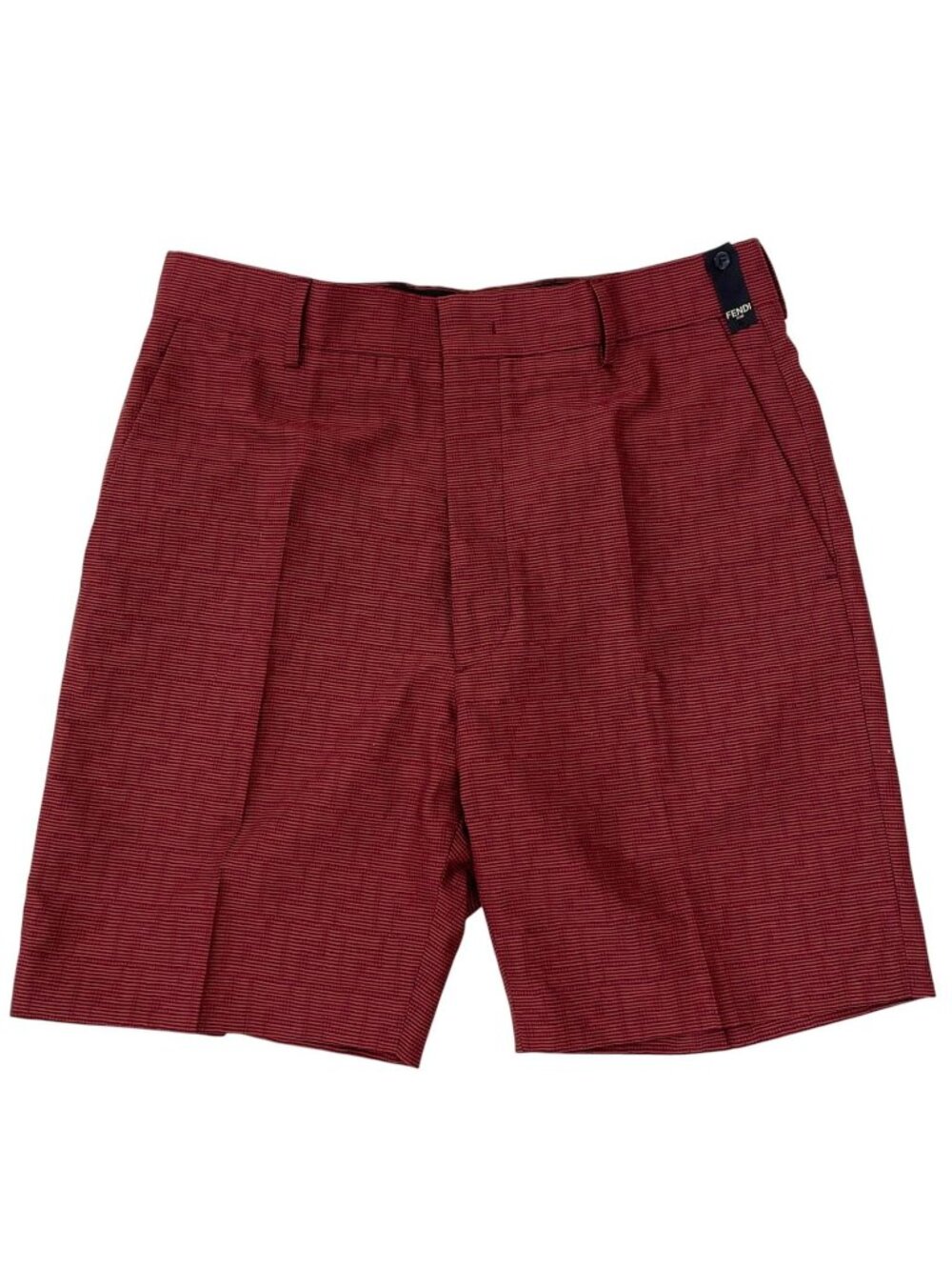 Fendi FF Logo Shorts Red Garment 46
